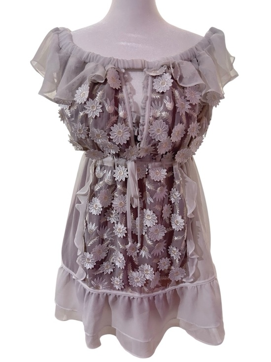 For Love And Lemons Dresses & Skirts - For love and lemons Caroline mini daisy embroidered dress